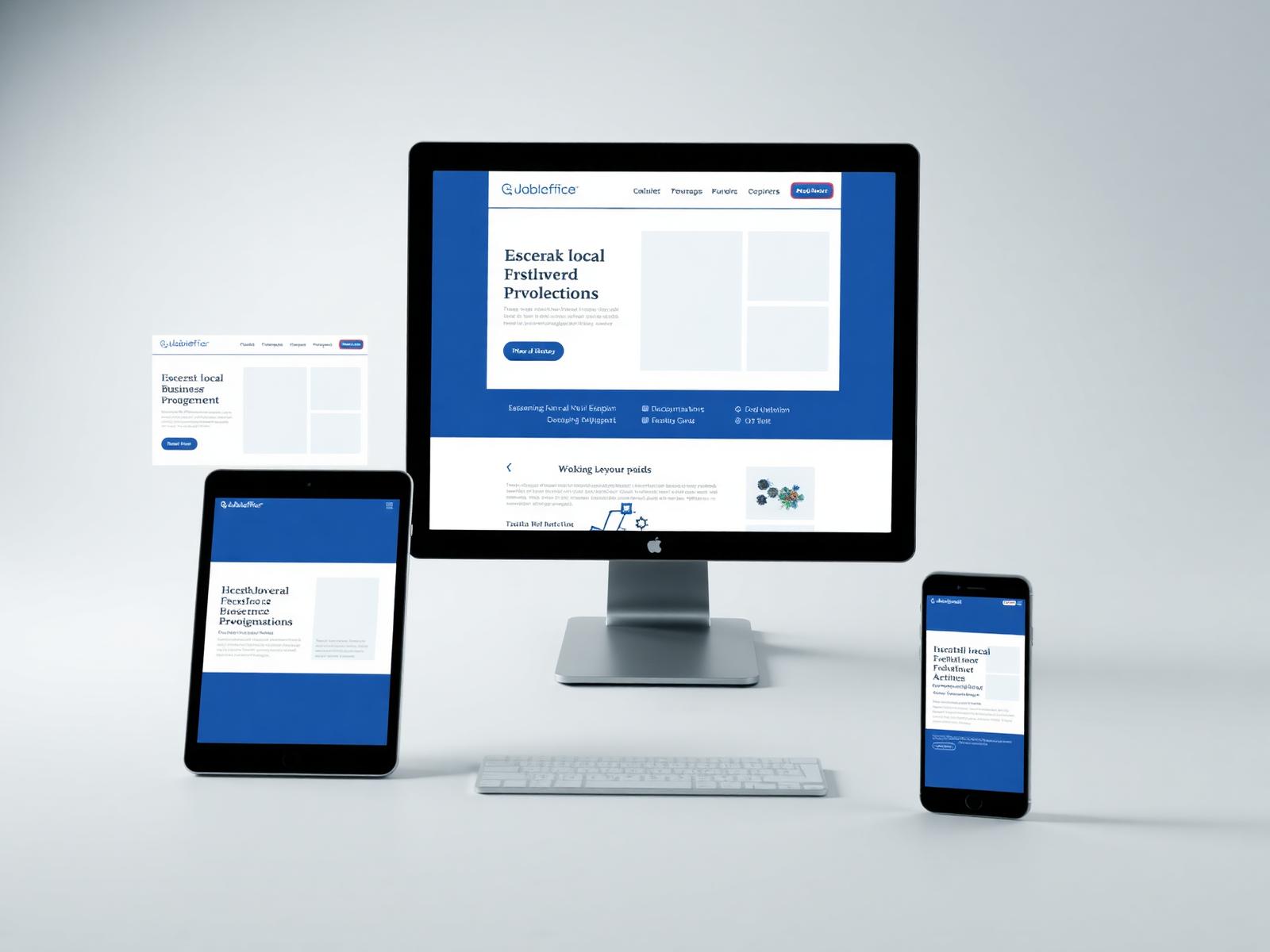 Professional website by JWS SITE CRAFT shown on desktop, tablet, and phone